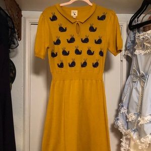Whale sweater dress